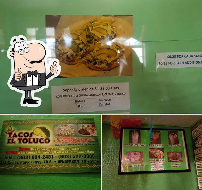 Tacos El Toluco, 811 Cross Park in Henderson Restaurant menu and reviews