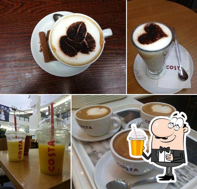 Насладитесь напитками в атмосфере "Costa Coffee"