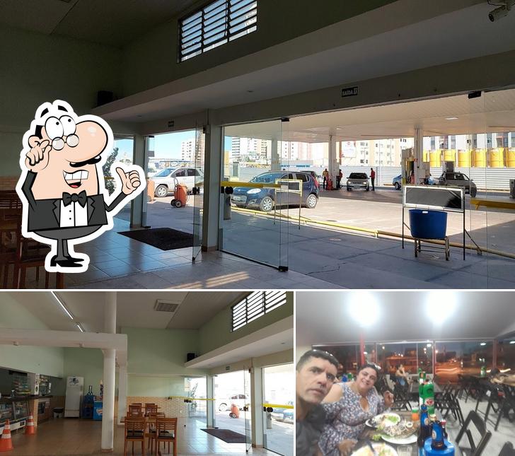 O interior do Kabanas Lanches