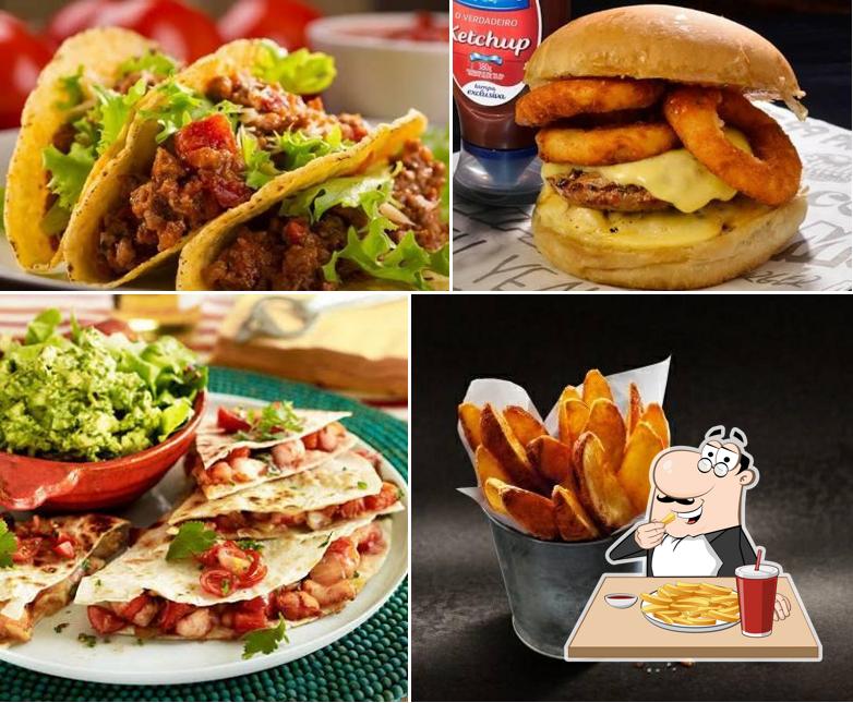 Batata frita em Chilli Peppers Mexican Food & Burger