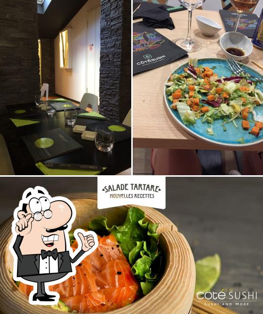 La photo de la intérieur et nourriture de Côté Sushi’s