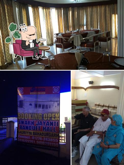 The interior of Haryana Tourism- Gauriyya Hotel And Restaurant