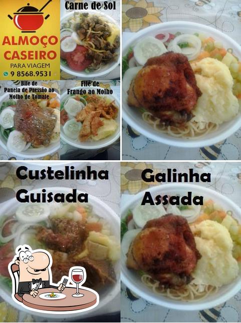 Comida em Saboroso Almoço Caseiro