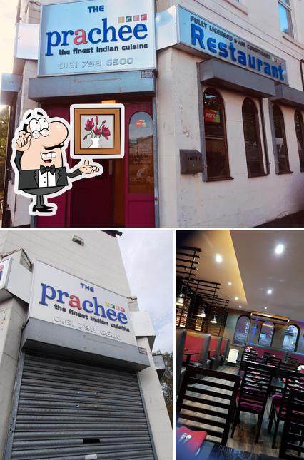 The Prachee Indian restaurant is distinguished by interior and food