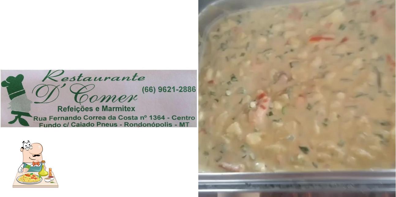 Restaurante em Rondonópolis Almoço Marmitaria - Restaurante D`Comer