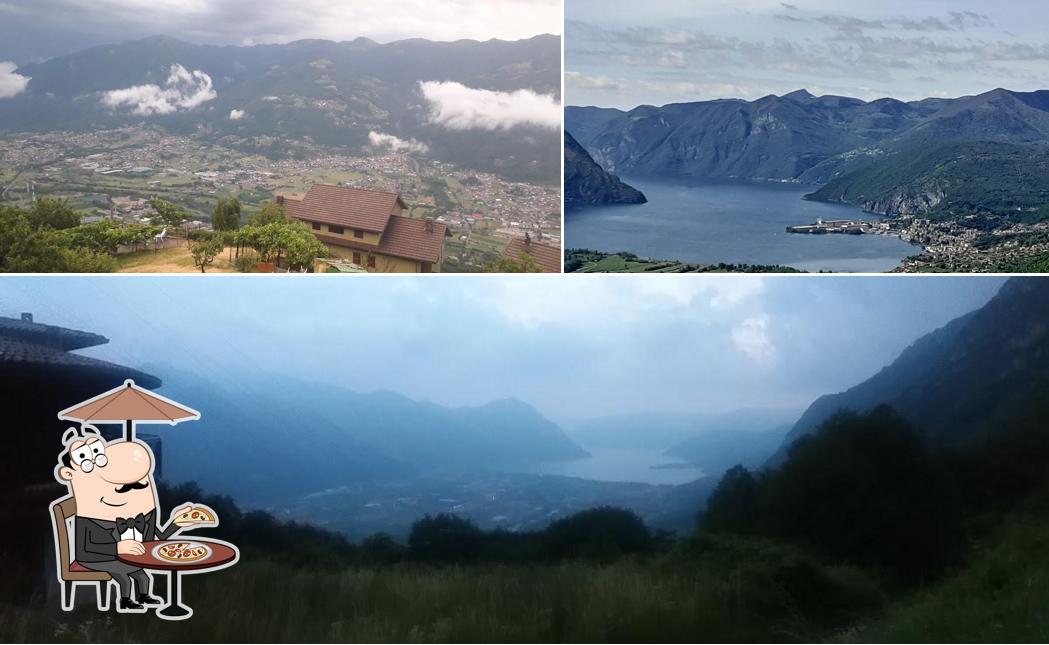 Goditi la vista dall'area esterna di Ristorante Gli Spiazzi