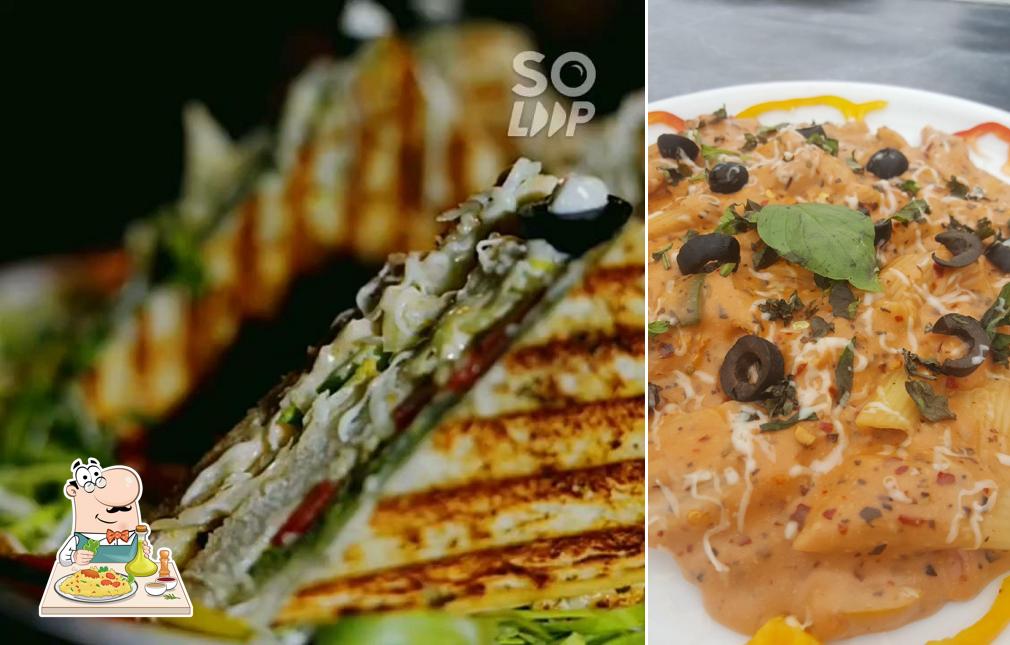 Food at Sparta cafe