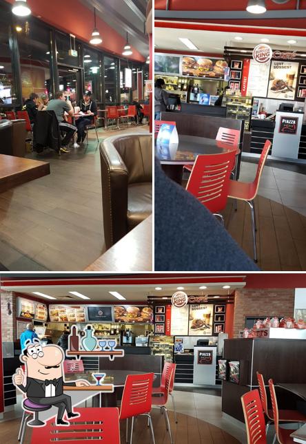 L'intérieur de Burger King