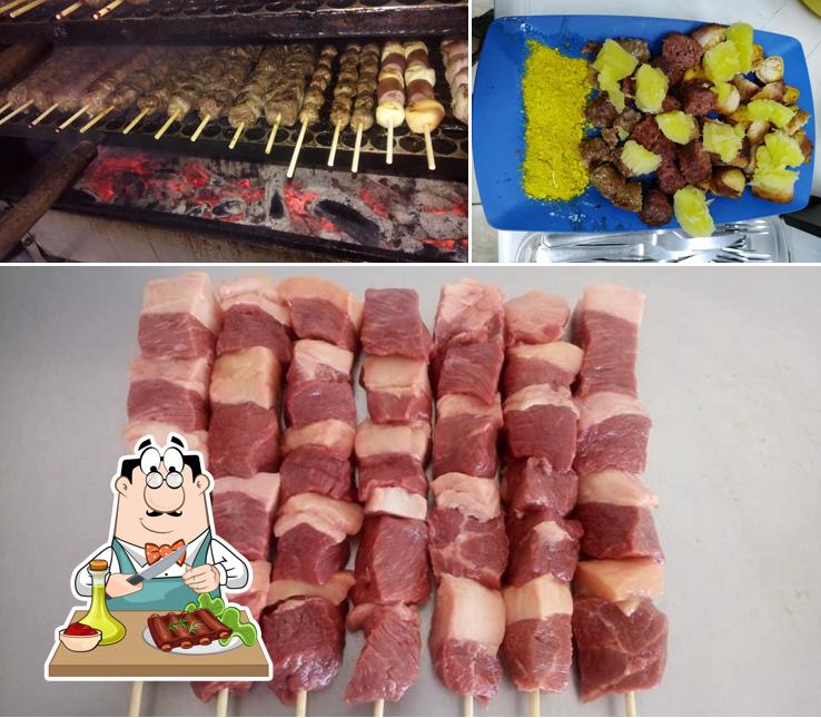 Há uma variedade de opções para os amantes da carne