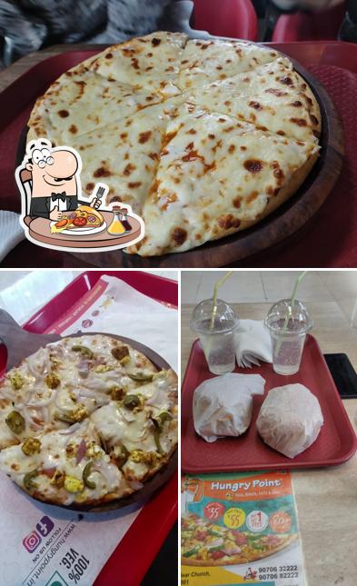 Get pizza at Hungry Point