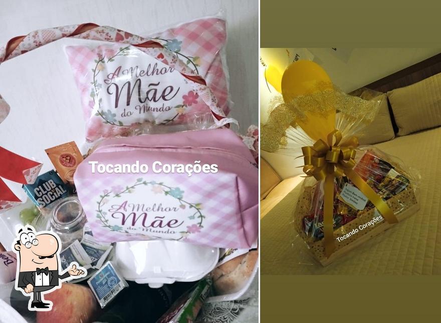 O interior do Tocando corações- Cestas de café da manhã- Buque de Flores- Bandejas de frios-Tele Mensagens- presentes personalizado