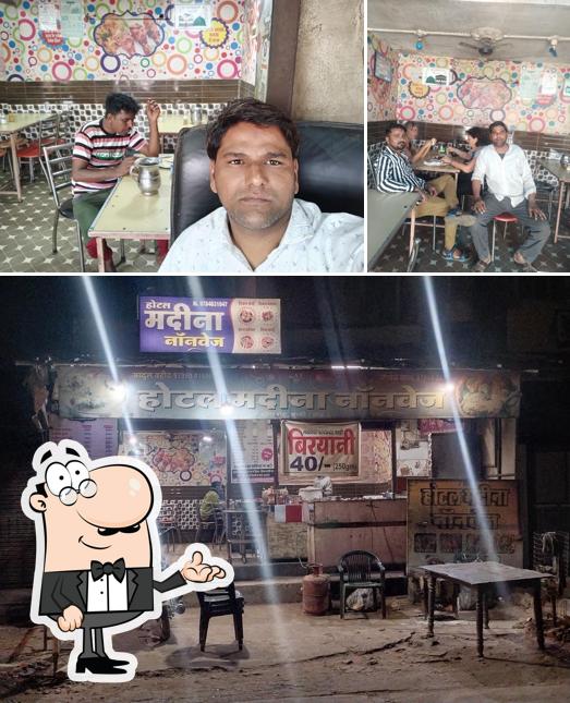 The interior of Hotal madina nonveg