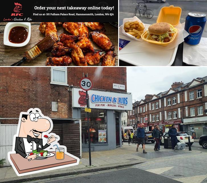 RFC Chicken & Ribs (Hammersmith) in London Restaurant menu and reviews