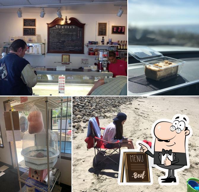 Toppers Ice Cream and Candy in Yachats Restaurant menu and reviews