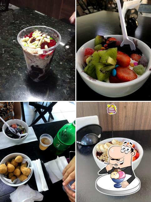 Açaí Planet provê uma seleção de pratos doces