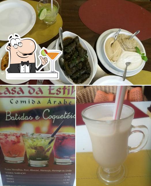 Напитки и еда - все это можно увидеть на этой фотографии из Casa da Esfiha - Centro Indaiatuba Restaurante e Delivery