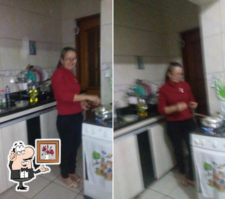 O interior do Pizzas Fik Bem
