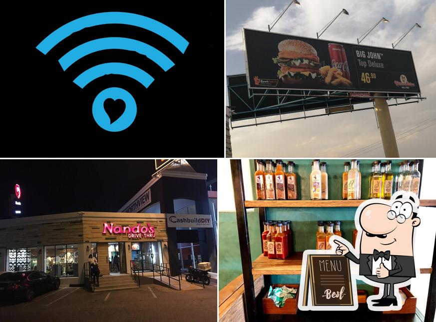 Nando's Banbury Drive Thru restaurant, Randburg, Olievenhout Ave