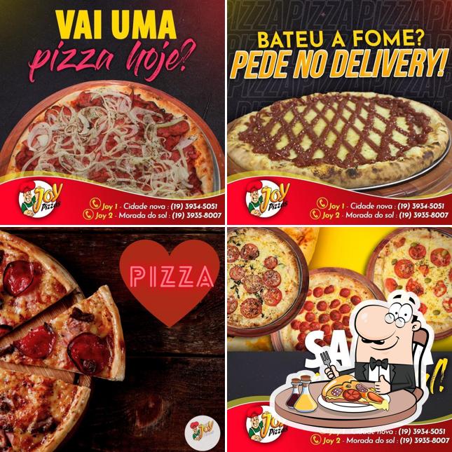 Experimente pizza no Pizzaria Joy - Indaiatuba