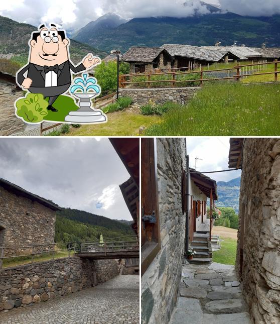 Gli esterni di La Veilla'-La locanda del Pellegrino