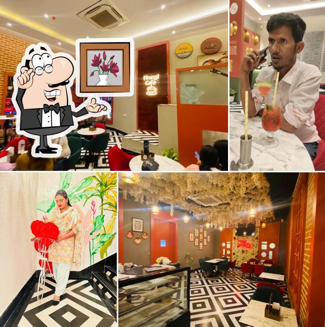 The interior of Firangi Cafe