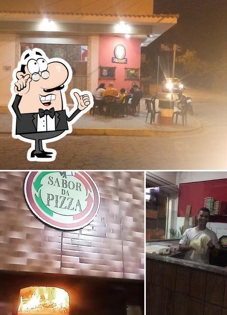 O interior do Sabor da Pizza