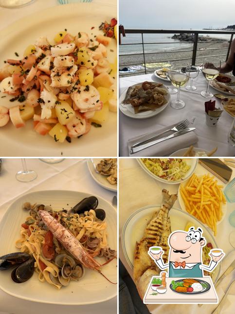 Platti al Ristorante Spiaggia BAGNI ROMA Varazze