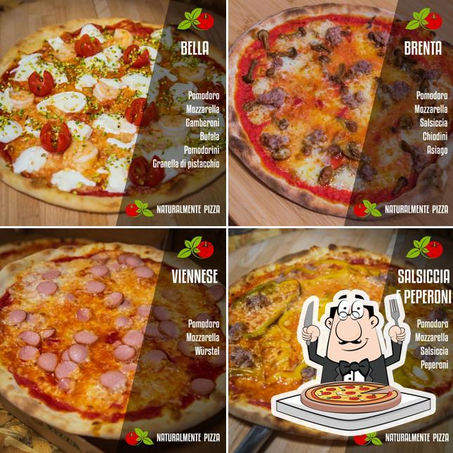 Pide diferentes formatos de pizza