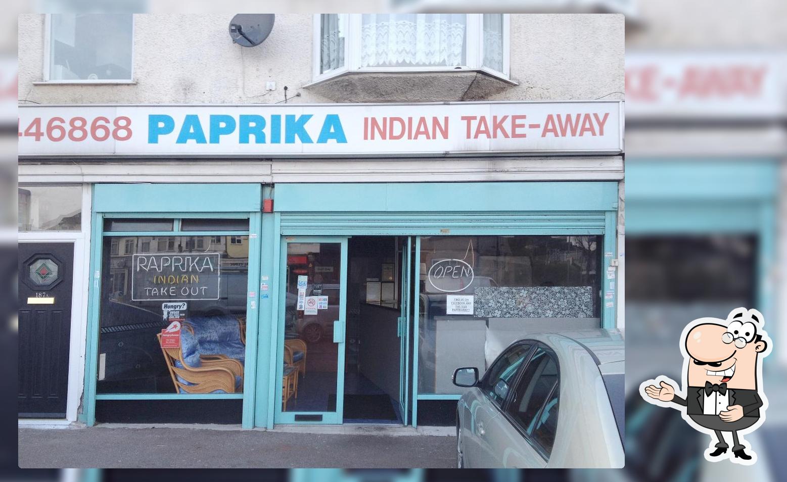 Paprika, 187 Ardleigh Green Road in Hornchurch Restaurant menu