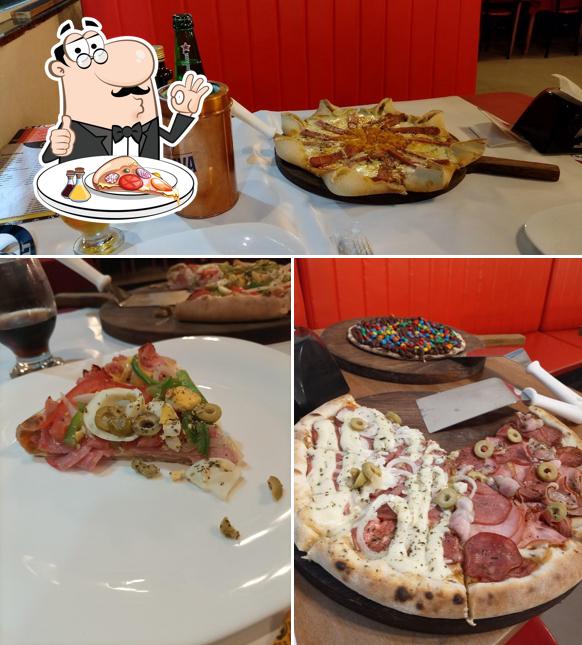 Experimente pizza no Mazzolino Pizzaria