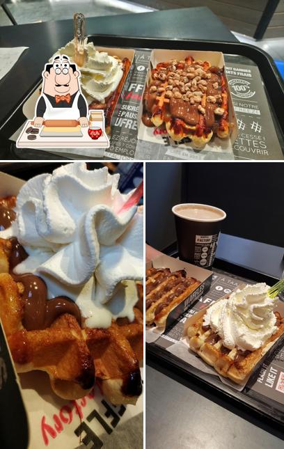 Waffle Factory te ofrece numerosos postres