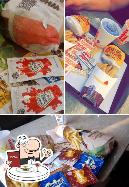 Comida em Burger King