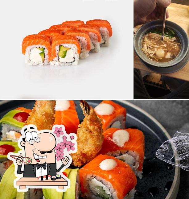 Les sushi sont offerts par Fishi