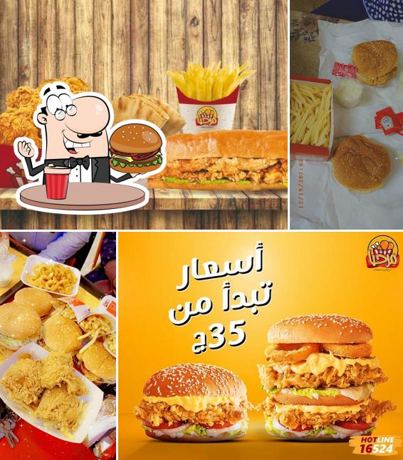 Les hamburgers de Marhaba مطعم مرحبا will conviendront différents goûts