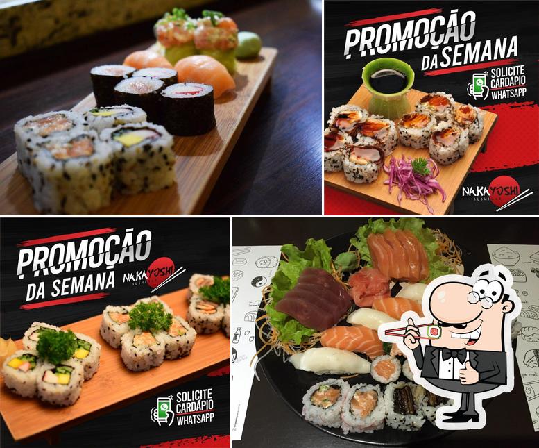 Experimente diversas opções de sushi