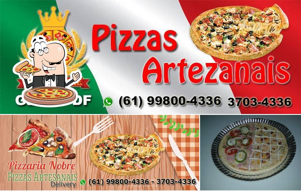 Escolha pizza no Pizza Nobre Delivery - GAMA