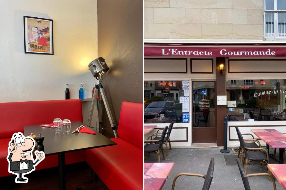 L'intérieur de L'Entracte Gourmande - Restaurant Beauvais