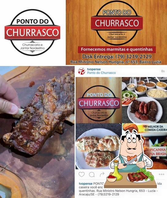 Costelas de porco em Ponto do Churrasco