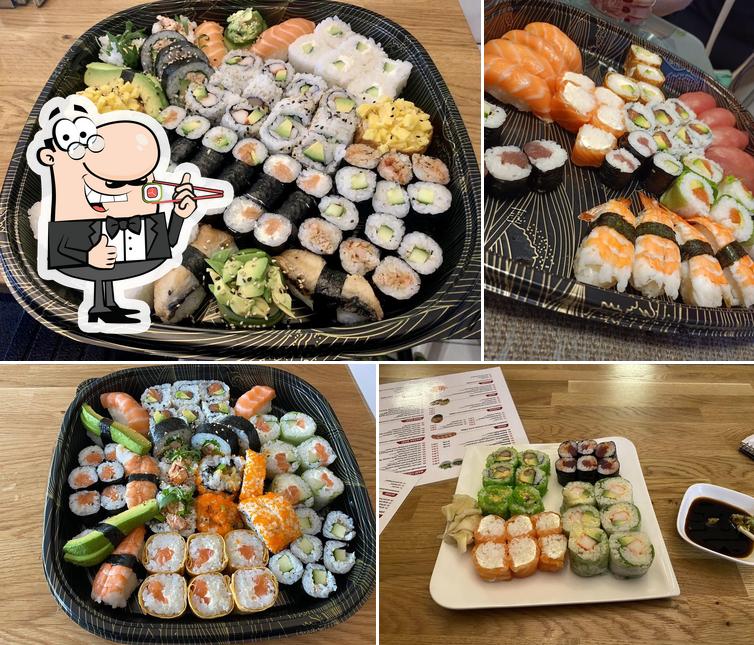 Les sushi sont disponibles à Shiro Sushi Bad Salzuflen