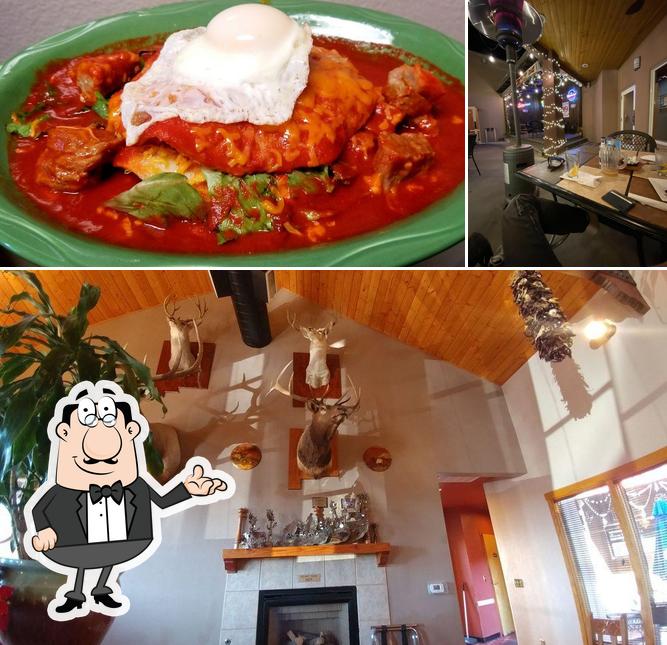 This is the photo depicting interior and food at La Cocina Restaurant
