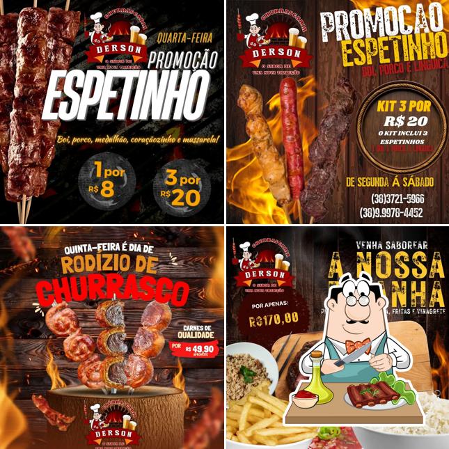 Costelas de porco em Churrasquinho do Derson