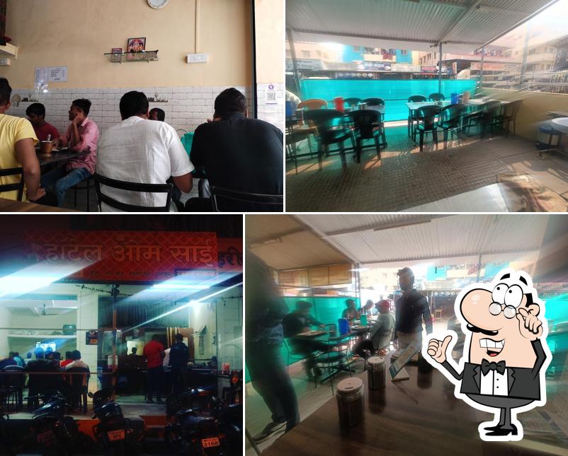 The interior of Hotel Om Sai (Laturkar)