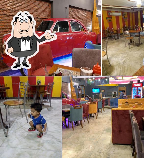 The interior of New Pizza hott Best Restaurant Best Hotel Best Ice Cream parlour in Banga