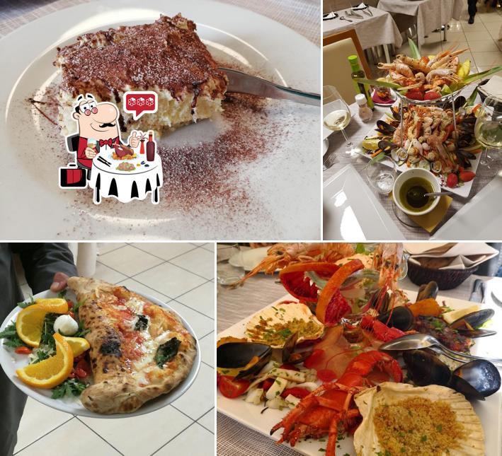 Order seafood at Pizzeria la Brace