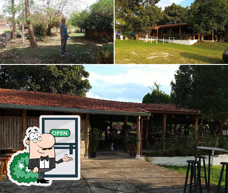 Você pode espairecer no exterior Restaurante Rancho Feliz