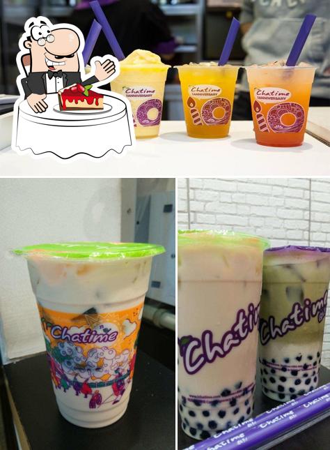 Chatime serves a range of sweet dishes