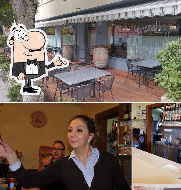 Gli interni di Restaurant-Café du Rawyl