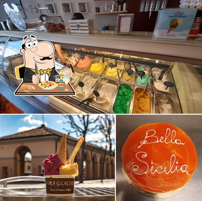 Platti al L'Ora Glaciale Gelateria Artigianale