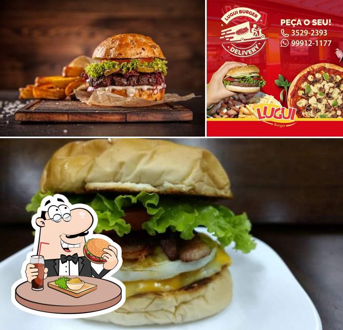 Experimente um hambúrguer no Lugui Burger