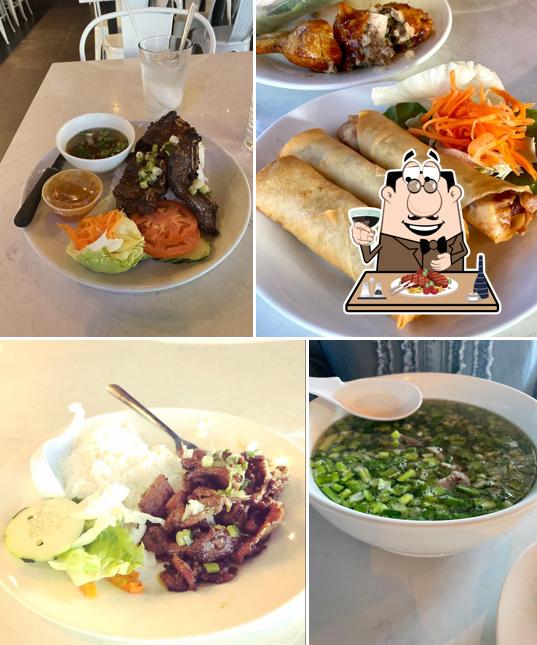 Try out meat dishes at Pho Duc
